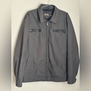 Michael Kors Men’s Classic Gray Zippered Lightweight Jacket – Size XLT